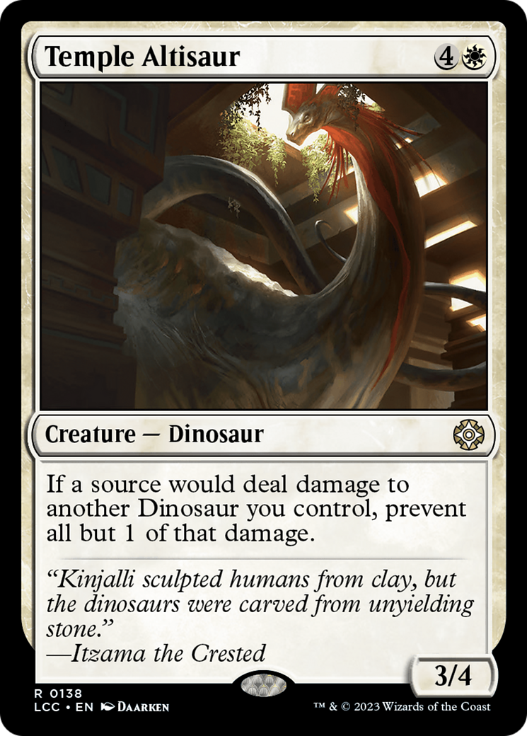 Temple Altisaur [The Lost Caverns of Ixalan Commander]-1