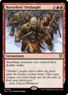 Berserkers' Onslaught [Bloomburrow Commander]-1
