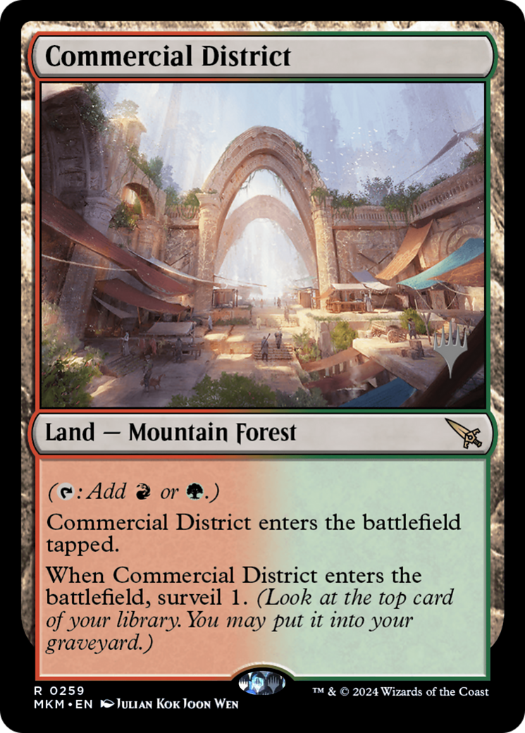 Commercial District (Promo Pack) [Murders at Karlov Manor Promos]-1