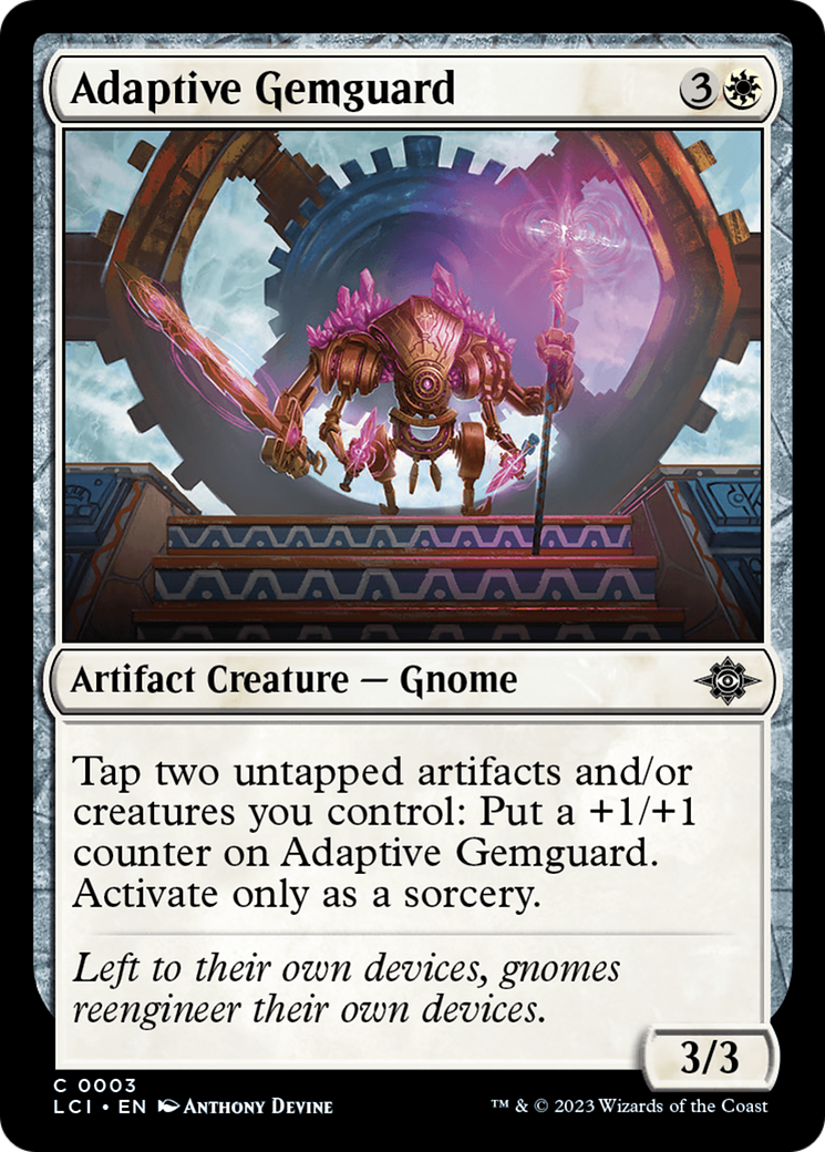 Adaptive Gemguard [The Lost Caverns of Ixalan]-1