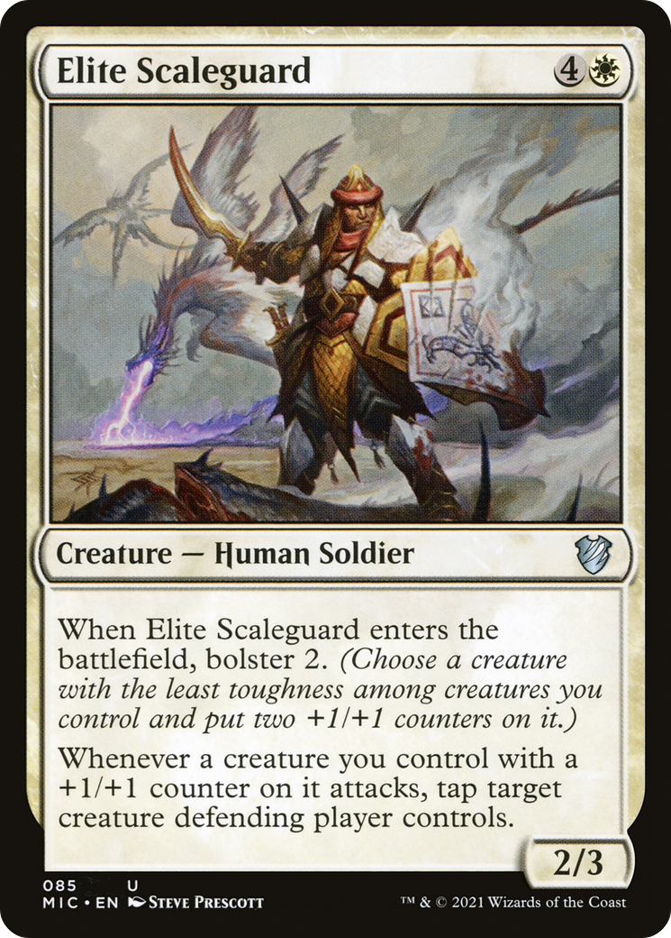 Elite Scaleguard [Innistrad: Midnight Hunt Commander]-1
