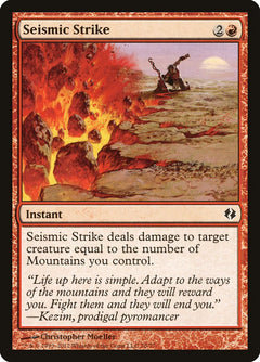 Seismic Strike [Duel Decks: Venser vs. Koth]-1