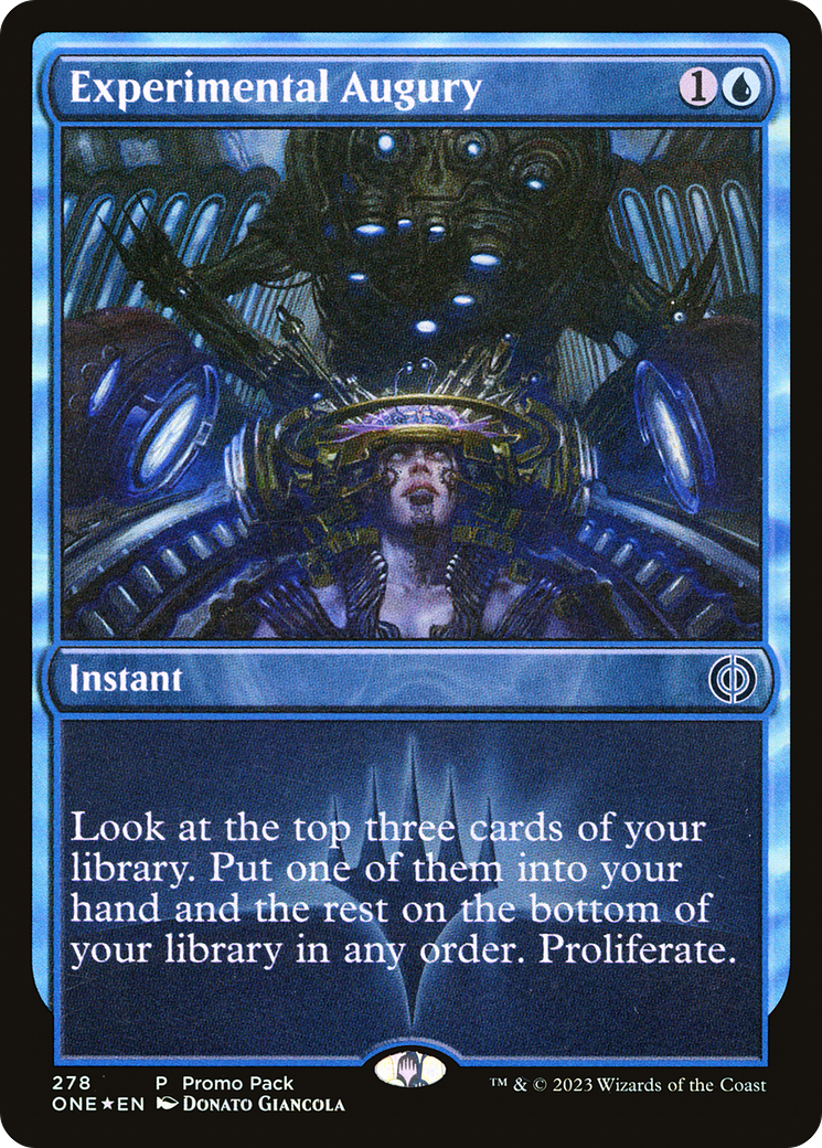 Experimental Augury (Promo Pack) [Phyrexia: All Will Be One Promos]-1