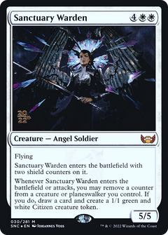 Sanctuary Warden [Streets of New Capenna Prerelease Promos]-1