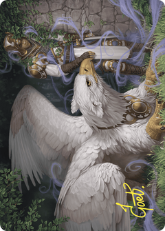 Dutiful Griffin // Dutiful Griffin (AWOE-003) - Wilds of Eldraine Art Series (Borderless)-1