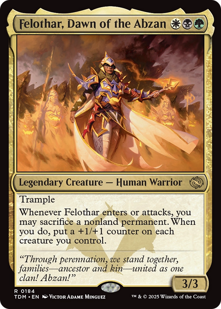 Felothar, Dawn of the Abzan [Tarkir: Dragonstorm]-1