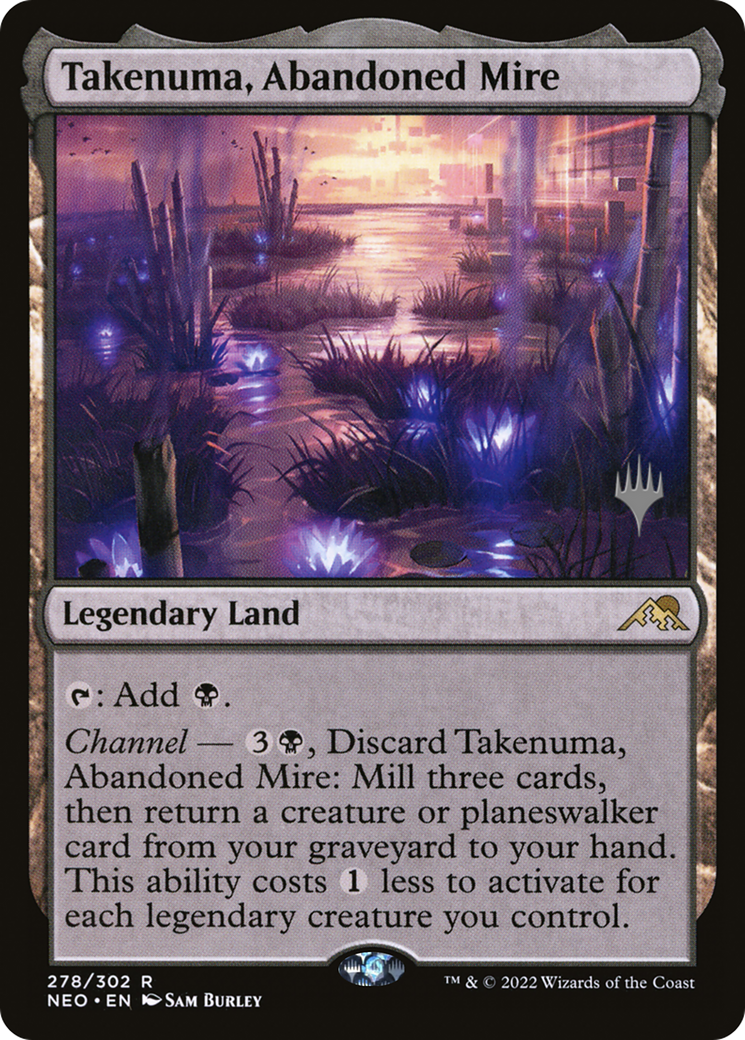 Takenuma, Abandoned Mire (Promo Pack) [Kamigawa: Neon Dynasty Promos]-1