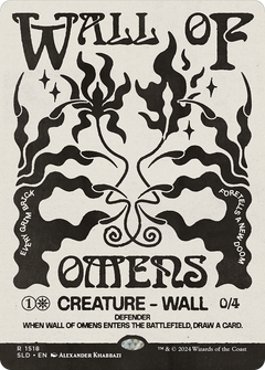 Wall of Omens (SLD-1518) - Secret Lair Drop: (Showcase) (Borderless)-1