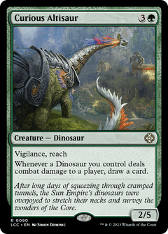 Curious Altisaur [The Lost Caverns of Ixalan Commander]-1