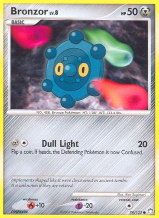 Bronzor (74/123) [Diamond & Pearl: Mysterious Treasures]-1