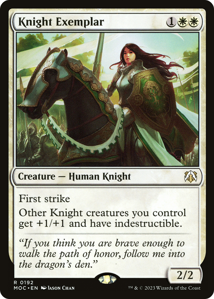 Knight Exemplar [March of the Machine Commander]-1