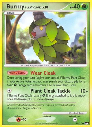 Burmy Plant Cloak (11/17) [POP Series 7]-1
