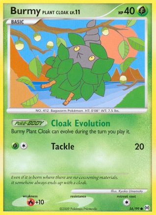 Burmy Plant Cloak (56/99) [Platinum: Arceus]-1