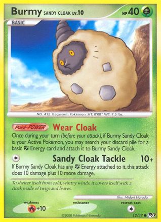 Burmy Sandy Cloak (12/17) [POP Series 7]-1