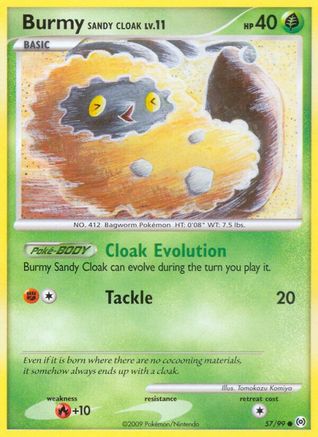 Burmy Sandy Cloak (57/99) [Platinum: Arceus]-1