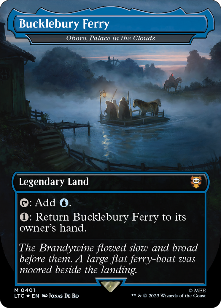 Bucklebury Ferry - Oboro, Palace in the Clouds (Surge Foil Realms and Relics) [The Lord of the Rings: Tales of Middle-Earth Commander]-1
