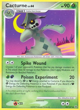 Cacturne (42/127) [Platinum: Base Set]-1
