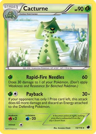 Cacturne (10/116) [Black & White: Plasma Freeze]-1