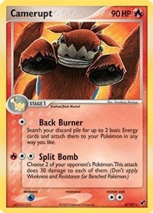 Camerupt (4/107) (Theme Deck Exclusive) [EX: Deoxys]-1
