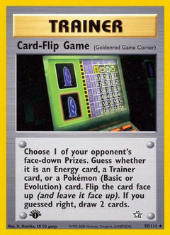 Card-Flip Game (92/111) [Neo Genesis Unlimited]-1