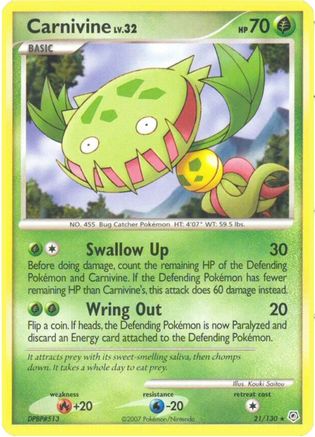 Carnivine (21/130) [Diamond & Pearl: Base Set]-1