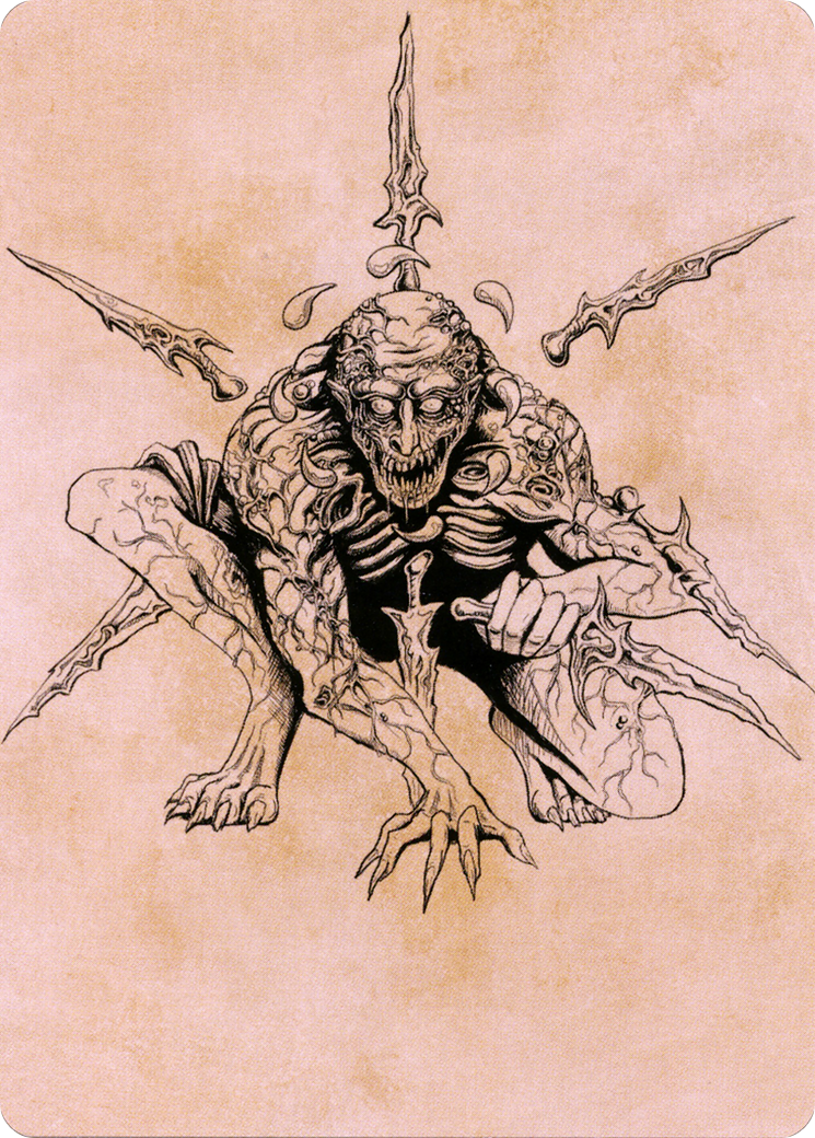 Bhaal, Lord of Murder // Bhaal, Lord of Murder (ACLB-063) - Battle for Baldur's Gate Art Series (Borderless) Foil-3
