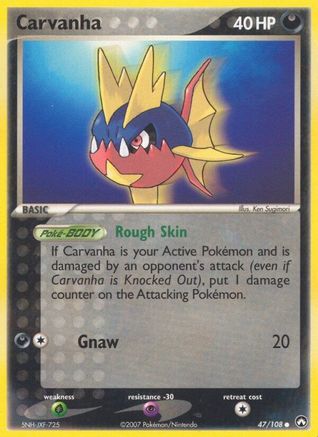Carvanha (47/108) [EX: Power Keepers]-1
