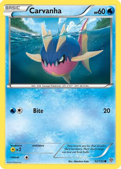 Carvanha (32/135) [Black & White: Plasma Storm]-1