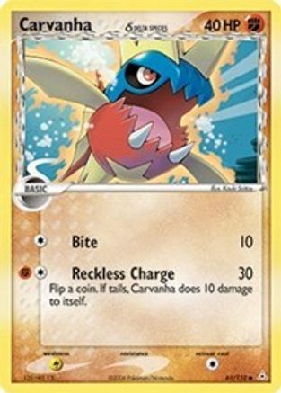 Carvanha (61/110) (Delta Species) [EX: Holon Phantoms]-1