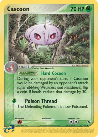 Cascoon (26/109) [EX: Ruby & Sapphire]-1