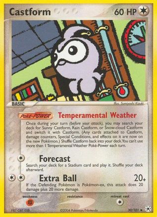 Castform (30/101) [EX: Hidden Legends]-1
