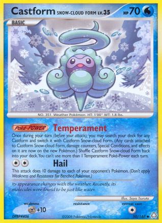 Castform Snow-cloud Form (50/146) [Diamond & Pearl: Legends Awakened]-1