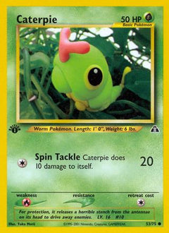 Caterpie (53/75) [Neo Discovery 1st Edition]-1
