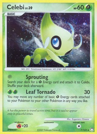 Celebi (7/123) [Diamond & Pearl: Mysterious Treasures]-1