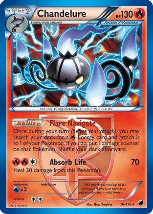 Chandelure (16/116) [Black & White: Plasma Freeze]-1