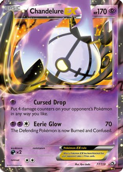 Chandelure EX (77/113) [Black & White: Legendary Treasures]-1