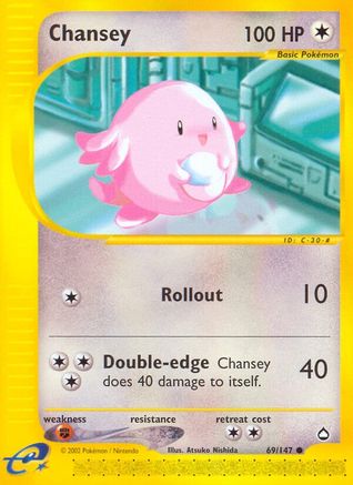 Chansey (69/147) [Aquapolis]-1