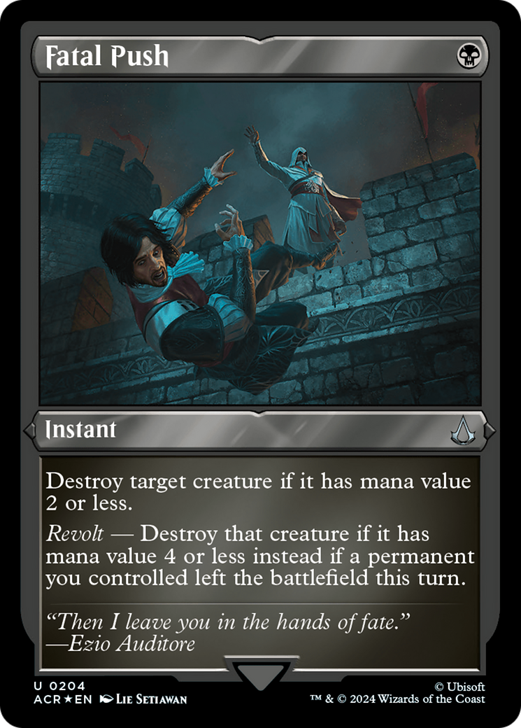 Fatal Push (ACR-204) - Assassin's Creed Etched Foil-1