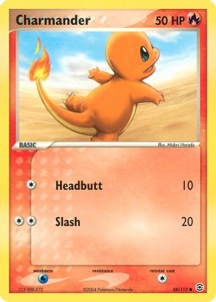 Charmander (58/112) [EX: FireRed & LeafGreen]-1