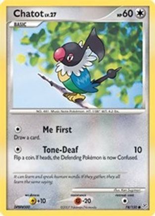 Chatot (74/130) [Diamond & Pearl: Base Set]-1