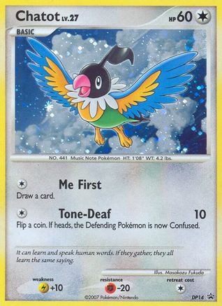 Chatot (DP14) [Diamond & Pearl: Black Star Promos]-1