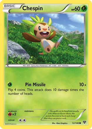 Chespin (12/146) [XY: Base Set]-1