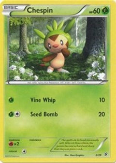 Chespin (3/39) [XY: Kalos Starter Set]-1