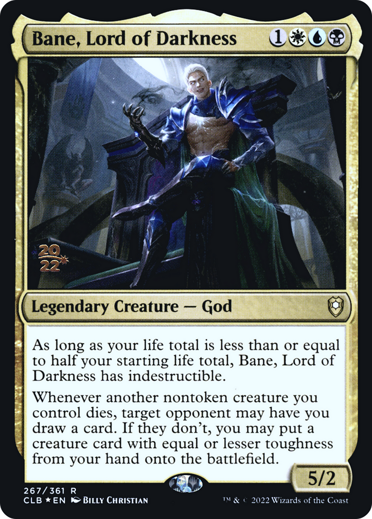 Bane, Lord of Darkness [Commander Legends: Battle for Baldur's Gate Prerelease Promos]-1