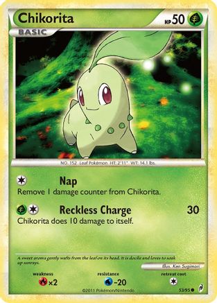 Chikorita (53/95) [HeartGold & SoulSilver: Call of Legends]-1