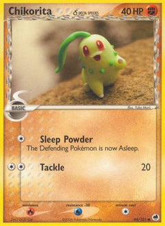 Chikorita (44/101) (Delta Species) (Stamped) [EX: Dragon Frontiers]-1