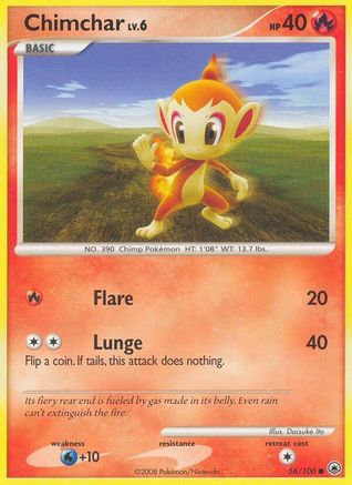 Chimchar (56/100) [Diamond & Pearl: Majestic Dawn]-1