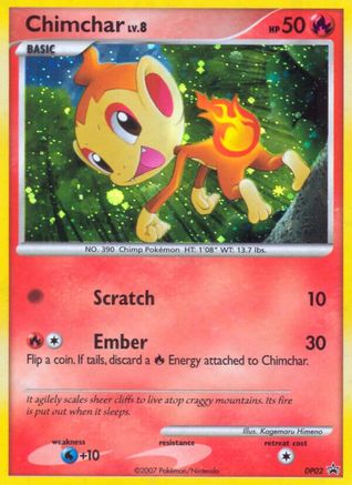 Chimchar (DP02) [Diamond & Pearl: Black Star Promos]-1