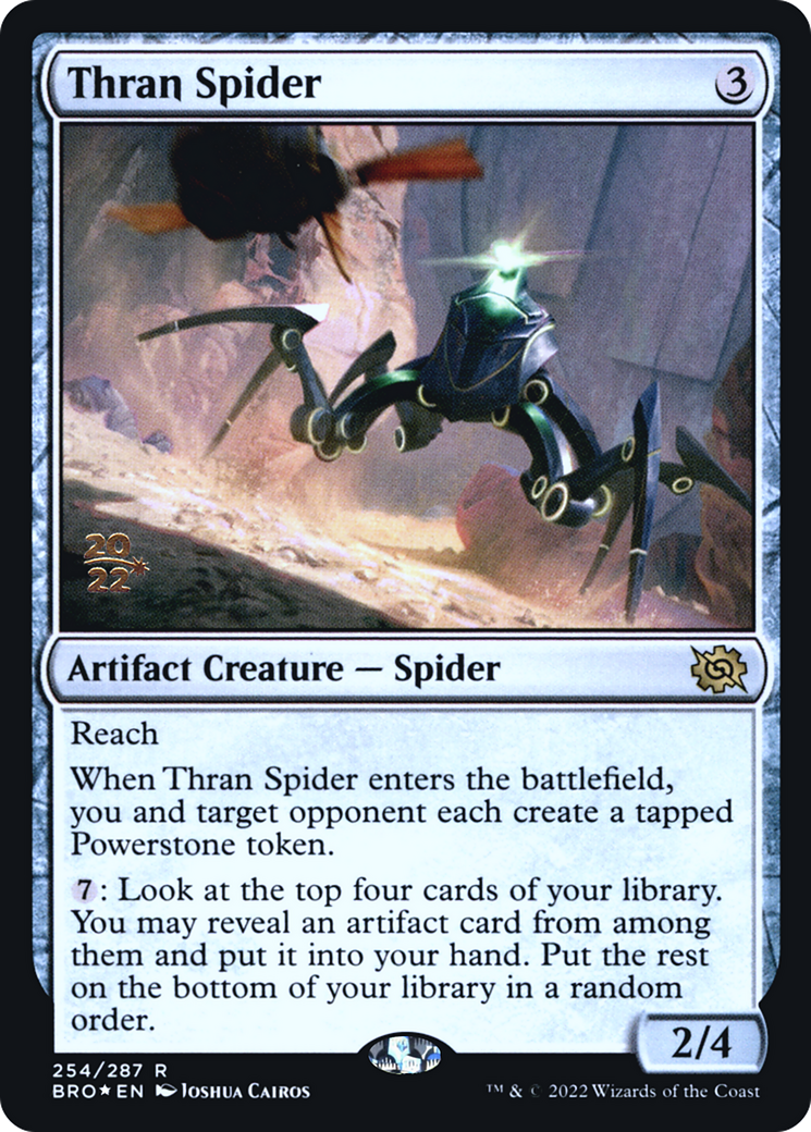 Thran Spider [The Brothers' War Prerelease Promos]-1