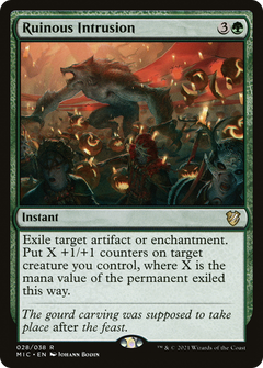 Ruinous Intrusion [Innistrad: Midnight Hunt Commander]-1
